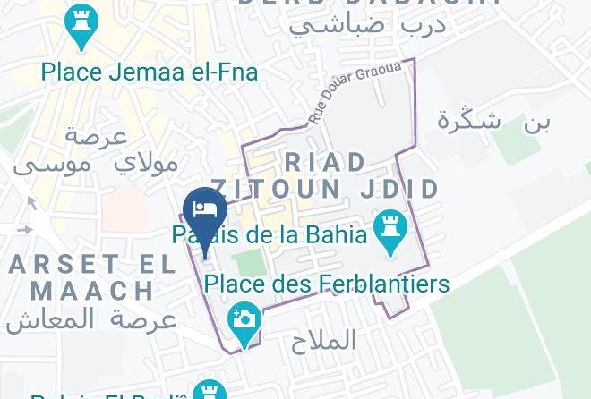 Marrakesh - Riad Anabel Marrakech Maps