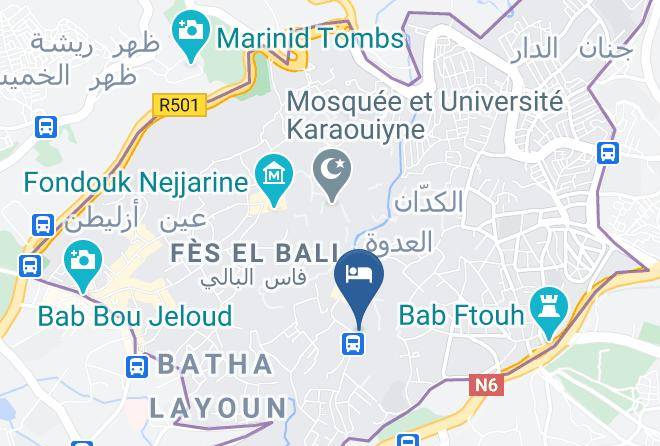 Fez - Riad Andalib Maps