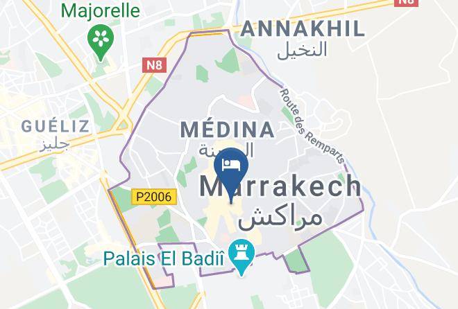 Marrakesh - Riad Andalla Maps