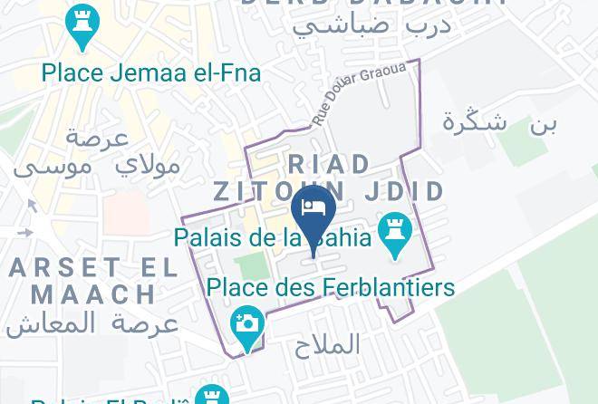 Marrakesh - Riad Antara Maps