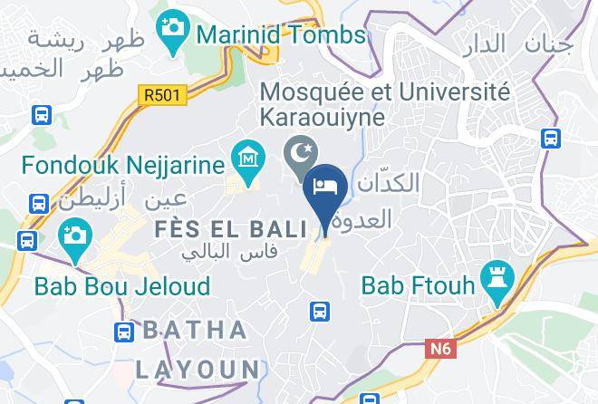 Fez - Riad Arabella Maps