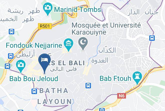 Fez - Riad Argan Fes Maps