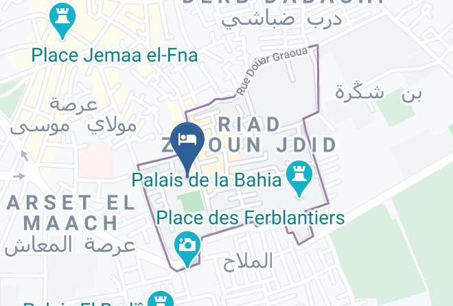 Marrakesh - Riad Arij Maps