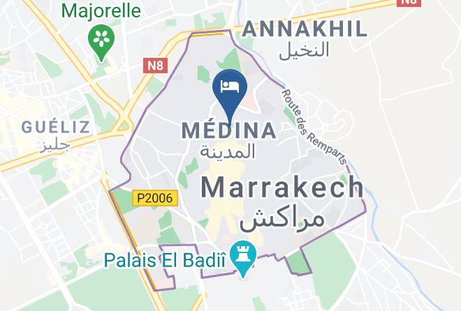 Marrakesh - Riad Assouel Maps