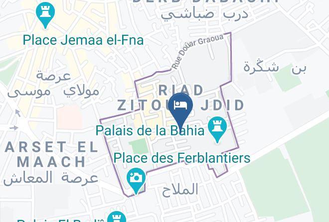 Marrakesh - Riad Atlas Acacia Maps