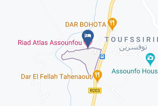 Marrakesh Tensift El Haouz - Riad Atlas Assounfou Maps