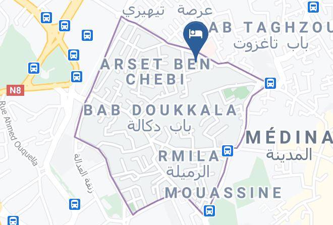 Marrakesh - Riad Atlas Mejbar Maps