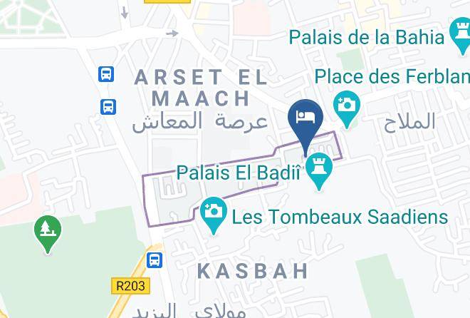 Marrakesh - Riad Atlas Toyours Maps