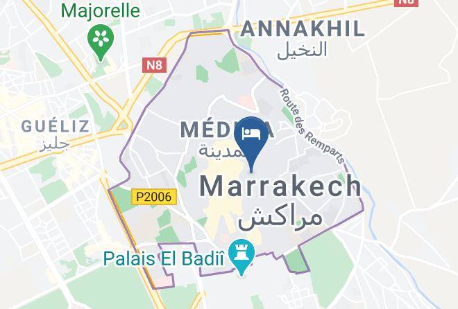 Marrakesh - Riad Aventurine Maps