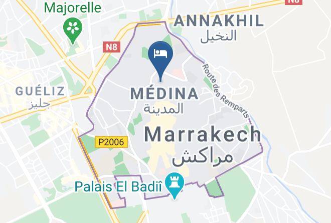 Marrakesh - Riad Awatif 36 Maps