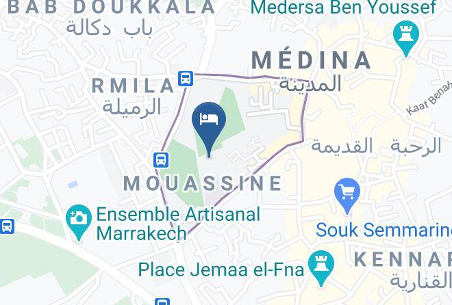 Marrakesh - Riad Ayssi Mohamed Maps