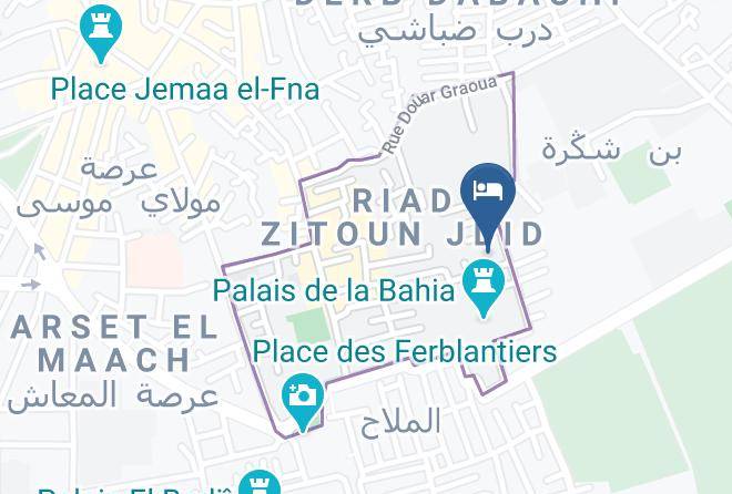 Marrakesh - Riad Azcona Maps