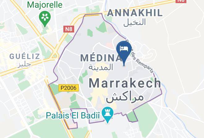 Marrakesh - Riad Azenzer Maps