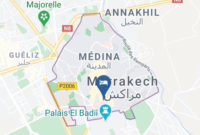 Marrakesh - Riad Azul Marrakech Maps