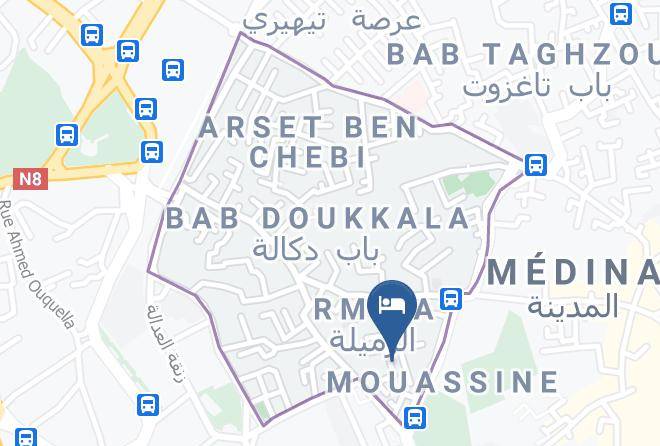 Marrakesh - Riad Azza Maps