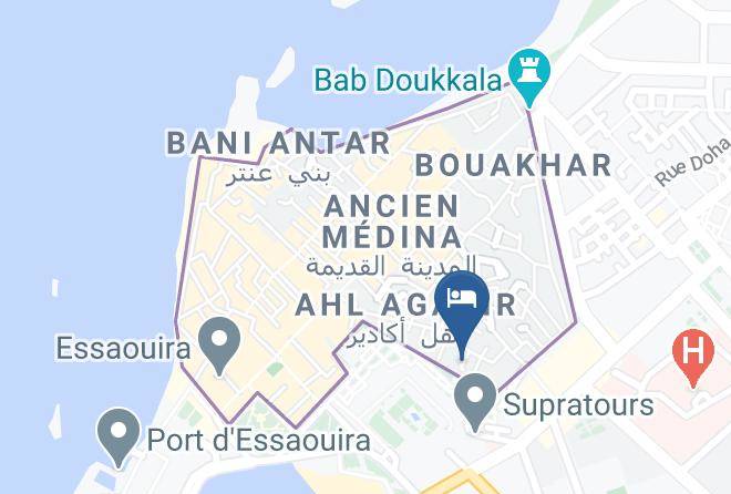 Essaouira - Riad Bab Atlantique Maps
