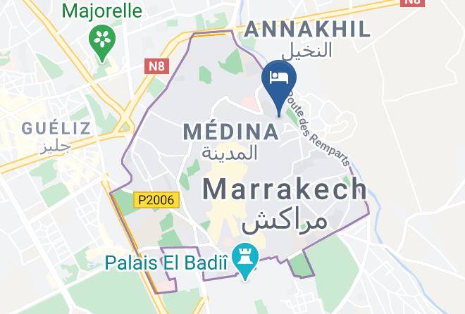 Marrakesh - Riad Bab Aylen Maps