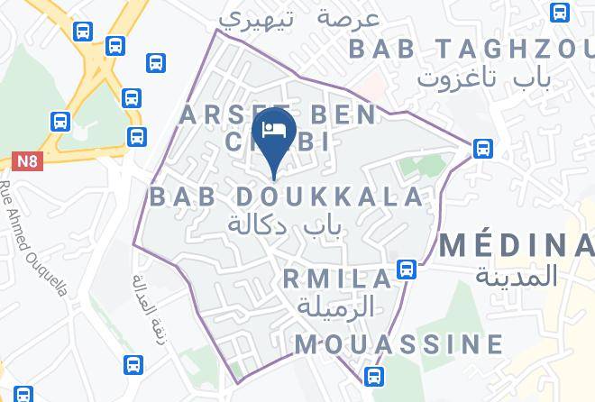 Marrakesh - Riad Bahja Maps