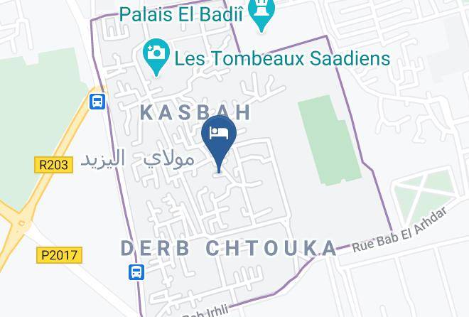 Marrakesh - Riad Baya Maps