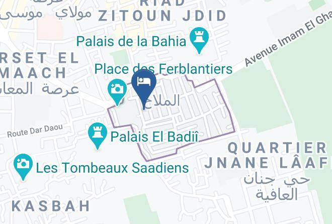 Marrakesh - Riad Bayti Maps
