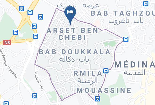 Marrakesh - Riad Ben Tachfine Marrakech Maps