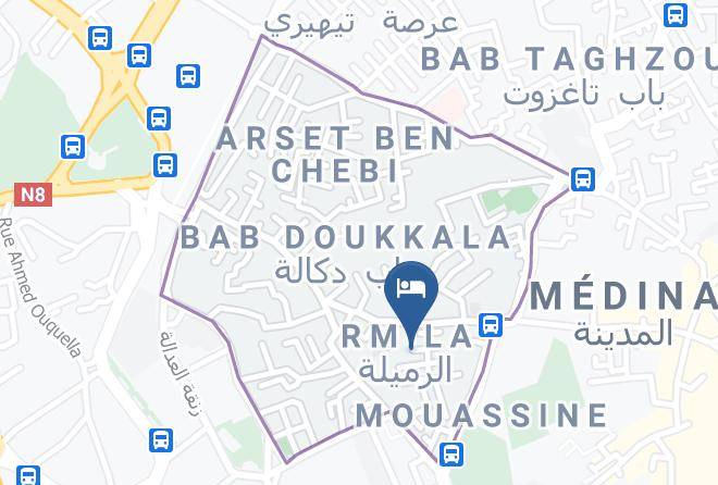 Marrakesh - Riad Bibazia Maps