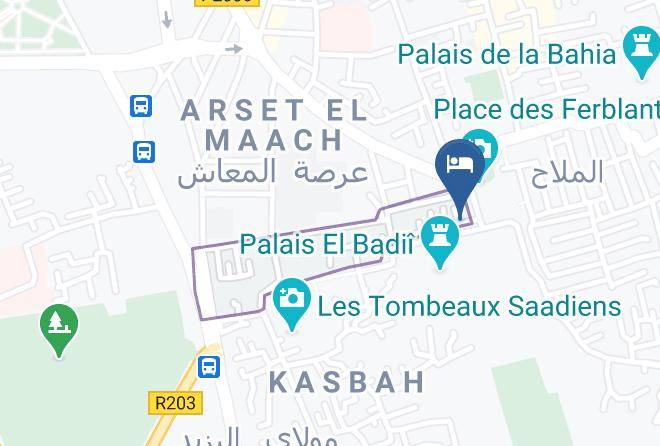Marrakesh - Riad Bien Ici Maps