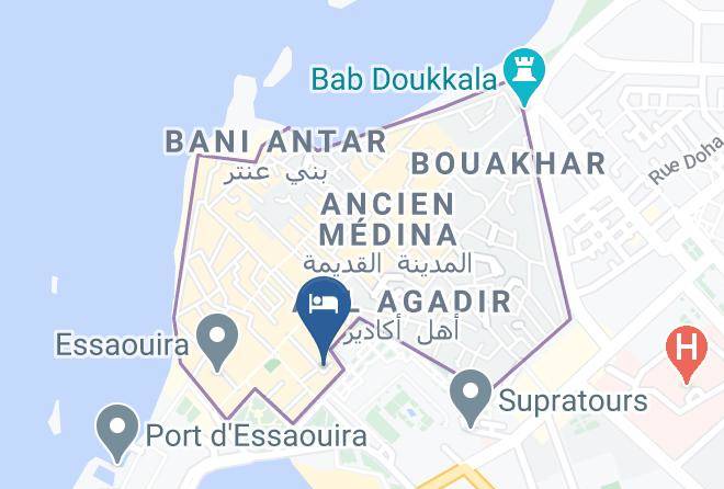 Essaouira - Riad Borj Elbaroud Maps
