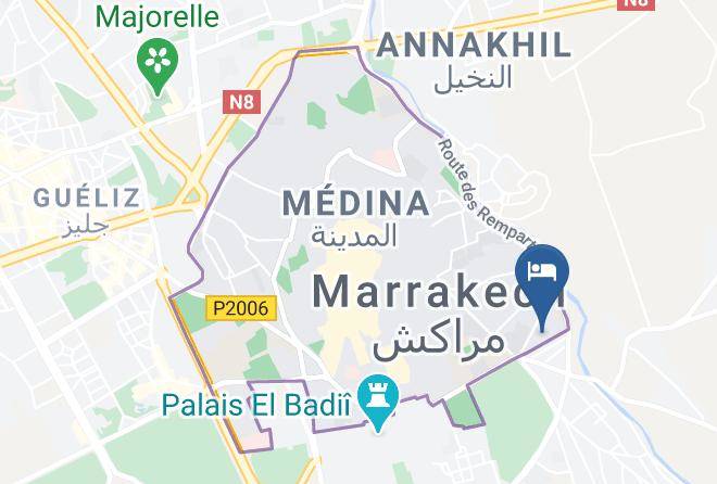 Marrakesh - Riad Bousskri Maps