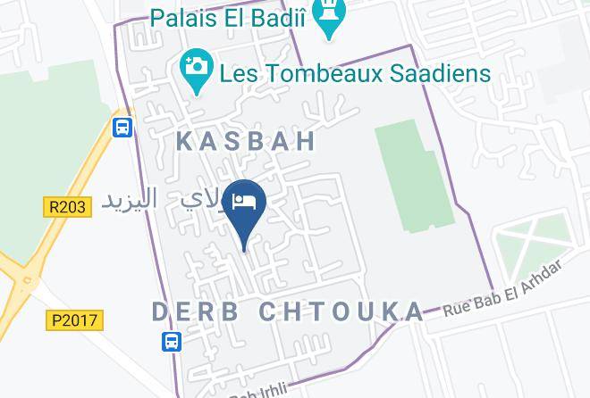Marrakesh - Riad Boutouil Maps