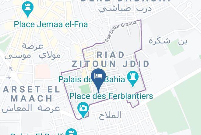 Marrakesh - Riad Cala Medina Maps