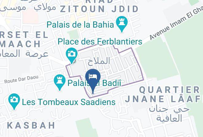 Marrakesh - Riad Camilla Maps