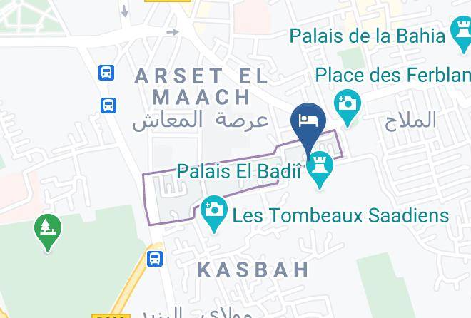 Marrakesh - Riad Carina Maps
