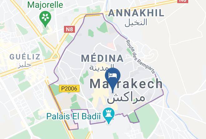 Marrakesh - Riad Carllian Maps