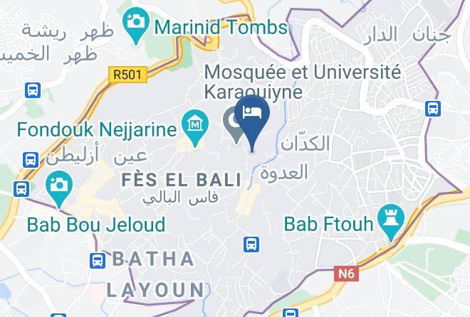 Fez - Riad Chat Noir Maps