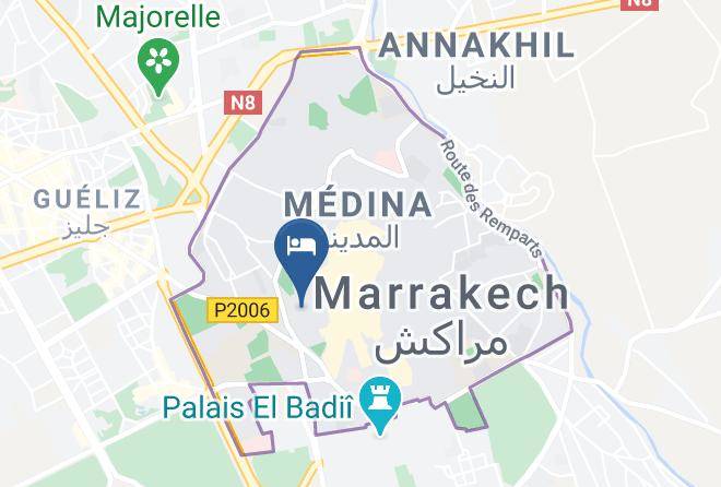 Marrakesh - Riad Chouia Chouia Maps