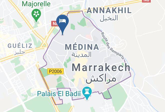 Marrakesh - Riad Couleurs Du Sud Maps