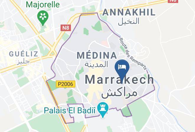 Marrakesh - Riad Dama Maps