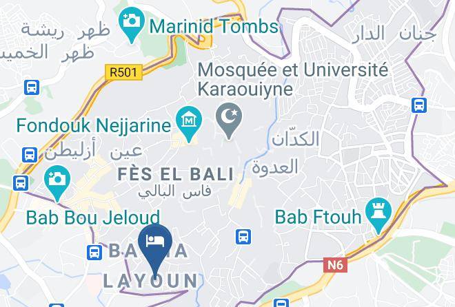 Fez - Riad Damia Maps