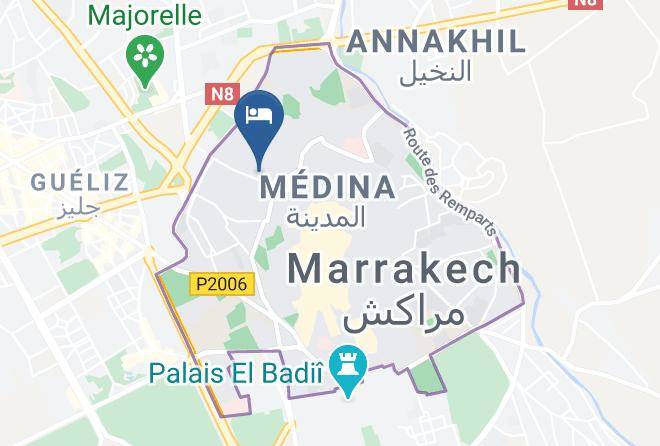 Marrakesh - Riad Dar Aicha Maps