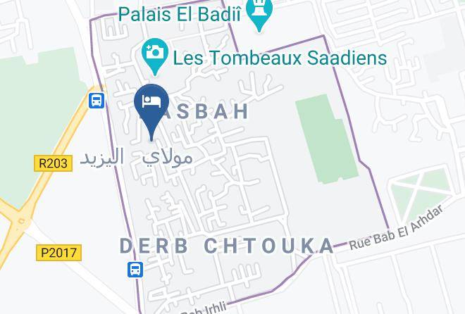 Marrakesh - Riad Dar Al Amane Maps
