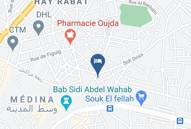Oujda - Riad Dar Al Fassia Maps