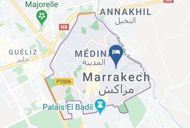 Marrakesh - Riad Dar Al Jawhara Maps