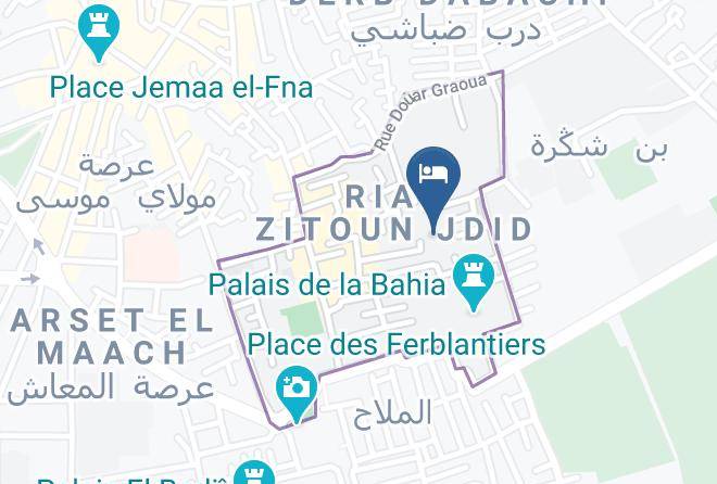 Marrakesh - Riad Dar Al Sultan Maps