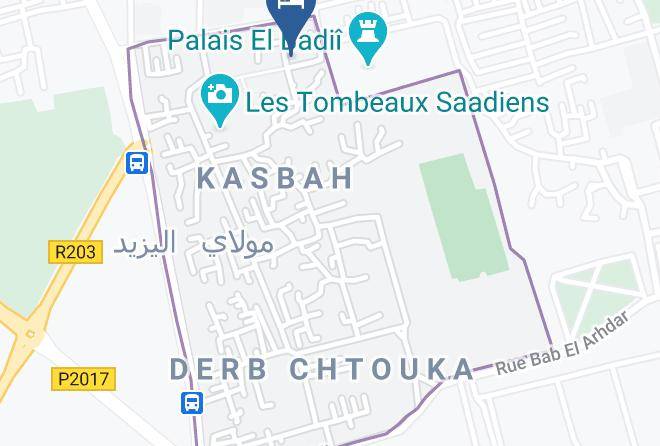 Marrakesh - Riad Dar Alfarah Maps