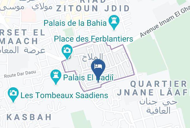 Marrakesh - Riad Dar Alif Maps