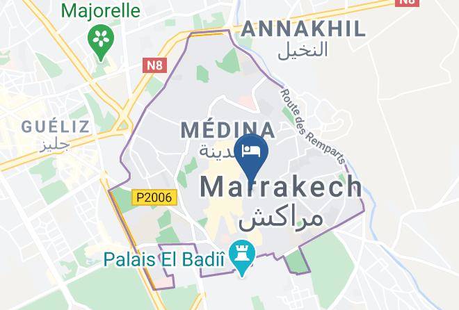 Marrakesh - Riad Dar Aman Maps