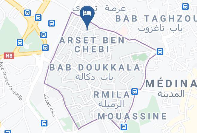Marrakesh - Riad Dar Amanza Maps