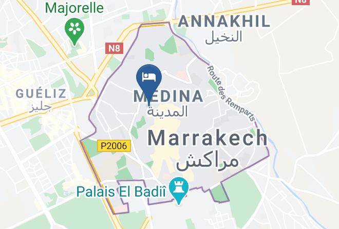 Marrakesh - Riad Dar Assiya Le Petit Maps