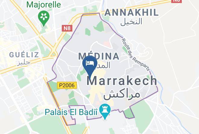 Marrakesh - Riad Dar Ayur Maps